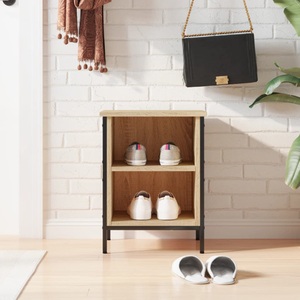 vidaXL, vidaXL Schuhregal Sonoma-Eiche 38x35x50 cm Holzwerkstoff