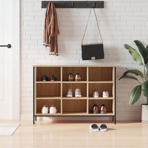 vidaXL, vidaXL Schuhregal Sonoma-Eiche 100x35x70 cm Holzwerkstoff