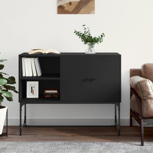 vidaXL, vidaXL Sideboard Schwarz 100x40x79,5 cm Holzwerkstoff