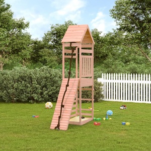 vidaXL, vidaXL Spielturm mit Kletterwand Massivholz Douglasie, vidaXL Spielturm mit Kletterwand Massivholz Douglasie