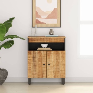 vidaXL, vidaXL Sideboard mit 2 Türen 60x33x75 cm Massivholz Mango