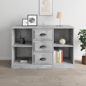 vidaXL, vidaXL Sideboard Betongrau 104,5x35,5x67,5 cm Holzwerkstoff