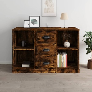 vidaXL, vidaXL Sideboard Räuchereiche 104,5x35,5x67,5 cm Holzwerkstoff