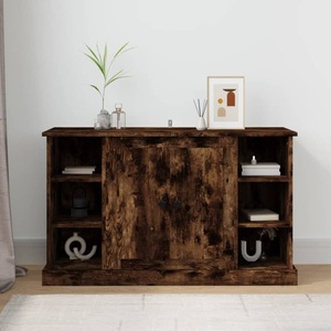 vidaXL, vidaXL Sideboard Räuchereiche 100x35,5x60 cm Holzwerkstoff