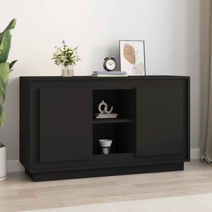 vidaXL, vidaXL Sideboard Schwarz 102x35x60 cm Holzwerkstoff