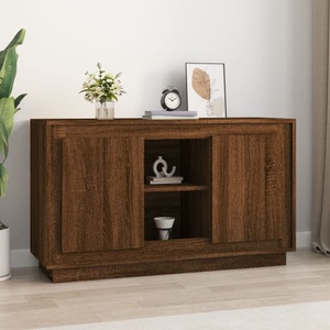 vidaXL, vidaXL Sideboard Braun Eichen-Optik 102x35x60 cm Holzwerkstoff