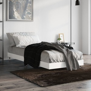 vidaXL, vidaXL Bettgestell Weiß 75x190 cm Holzwerkstoff