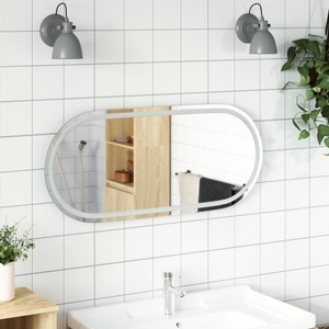 vidaXL, vidaXL LED-Badspiegel 100x45 cm Oval, 