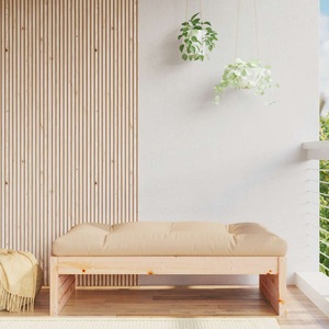 vidaXL, vidaXL Gartenhocker 120x80 cm Massivholz Kiefer, vidaXL Gartenhocker 120x80 cm Massivholz Kiefer