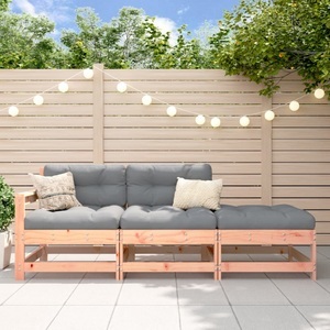 vidaXL, vidaXL 3-tlg. Garten-Lounge-Set Massivholz Douglasie, vidaXL 3-tlg. Garten-Lounge-Set Massivholz Douglasie
