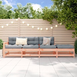 vidaXL, vidaXL 4-tlg. Garten-Lounge-Set Massivholz Douglasie, vidaXL 4-tlg. Garten-Lounge-Set Massivholz Douglasie