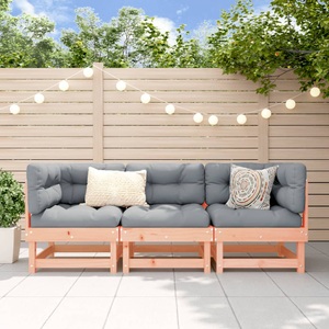 vidaXL, vidaXL 3-tlg. Garten-Lounge-Set Massivholz Douglasie