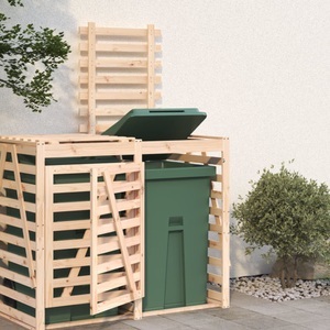 vidaXL, vidaXL Erweiterung für Mülltonnenbox Massivholz Kiefer, vidaXL Erweiterung für Mülltonnenbox Massivholz Kiefer