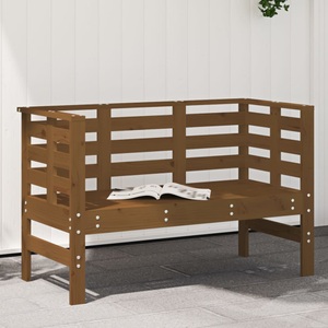 vidaXL, vidaXL Gartenbank Honigbraun 111,5x53x71 cm Massivholz Kiefer