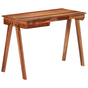 vidaXL, vidaXL Schreibtisch mit Schublade 110x50x77 cm Massivholz Akazie