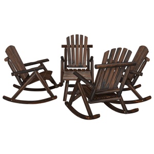 vidaXL, vidaXL 5-tlg. Garten-Lounge-Set Massivholz Fichte, vidaXL 5-tlg. Garten-Lounge-Set Massivholz Fichte