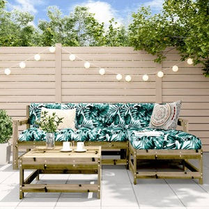 vidaXL, vidaXL 5-tlg. Garten-Lounge-Set Kiefernholz Imprägniert, vidaXL 5-tlg. Garten-Lounge-Set Kiefernholz Imprägniert