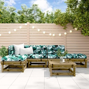 vidaXL, vidaXL 6-tlg. Garten-Lounge-Set Imprägniertes Kiefernholz, vidaXL 6-tlg. Garten-Lounge-Set Imprägniertes Kiefernholz