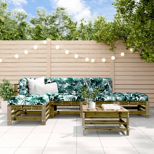 vidaXL, vidaXL 6-tlg. Garten-Lounge-Set Imprägniertes Kiefernholz, vidaXL 6-tlg. Garten-Lounge-Set Imprägniertes Kiefernholz