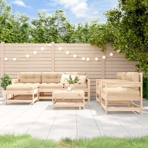 vidaXL, vidaXL 7-tlg. Garten-Lounge-Set Massivholz Kiefer, 