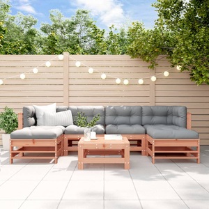 vidaXL, vidaXL 7-tlg. Garten-Lounge-Set Massivholz Douglasie, vidaXL 7-tlg. Garten-Lounge-Set Massivholz Douglasie