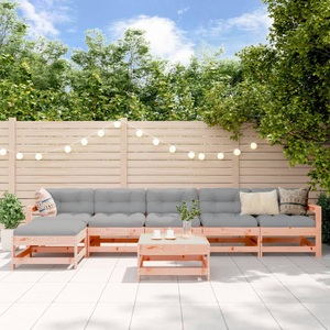 vidaXL, vidaXL 7-tlg. Garten-Lounge-Set Massivholz Douglasie, vidaXL 7-tlg. Garten-Lounge-Set Massivholz Douglasie