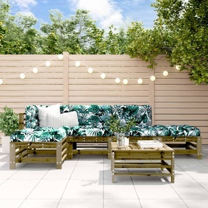 vidaXL, vidaXL 6-tlg. Garten-Lounge-Set Imprägniertes Kiefernholz, vidaXL 6-tlg. Garten-Lounge-Set Imprägniertes Kiefernholz