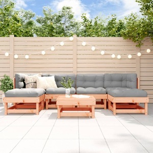vidaXL, vidaXL 7-tlg. Garten-Lounge-Set Massivholz Douglasie, 