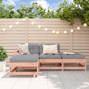 vidaXL, vidaXL 4-tlg. Garten-Lounge-Set Massivholz Douglasie, 