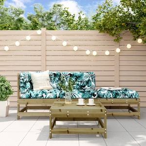 vidaXL, vidaXL 4-tlg. Garten-Lounge-Set Kiefernholz Imprägniert, vidaXL 4-tlg. Garten-Lounge-Set Kiefernholz Imprägniert