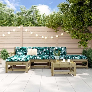 vidaXL, vidaXL 6-tlg. Garten-Lounge-Set Imprägniertes Kiefernholz, vidaXL 6-tlg. Garten-Lounge-Set Imprägniertes Kiefernholz