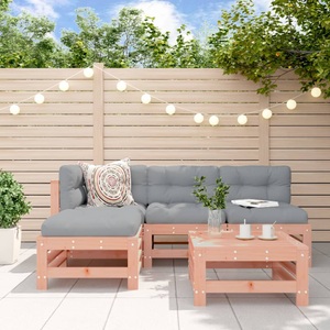 vidaXL, vidaXL 5-tlg. Garten-Lounge-Set Massivholz Douglasie, vidaXL 5-tlg. Garten-Lounge-Set Massivholz Douglasie