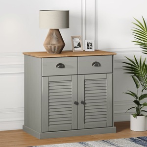 vidaXL, vidaXL Sideboard mit Schubladen VIGO 78x40x75 cm Massivholz Kiefer