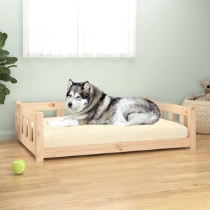 vidaXL, vidaXL Hundebett 105,5x75,5x28 cm Massivholz Kiefer, vidaXL Hundebett 105,5x75,5x28 cm Massivholz Kiefer