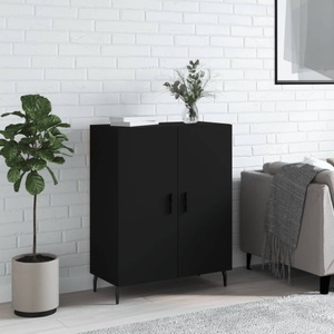 vidaXL, vidaXL Sideboard Schwarz 69,5x34x90 cm Holzwerkstoff