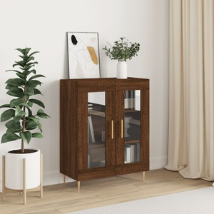 vidaXL, vidaXL Sideboard Braun Eichen-Optik 69,5x34x90 cm Holzwerkstoff