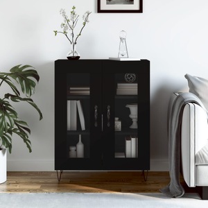 vidaXL, vidaXL Sideboard Schwarz 69,5x34x90 cm Holzwerkstoff