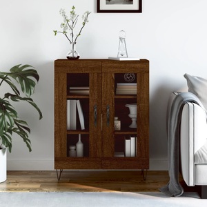 vidaXL, vidaXL Sideboard Braun Eichen-Optik 69,5x34x90 cm Holzwerkstoff