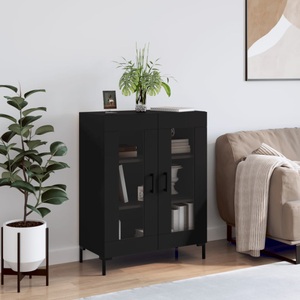 vidaXL, vidaXL Sideboard Schwarz 69,5x34x90 cm Holzwerkstoff