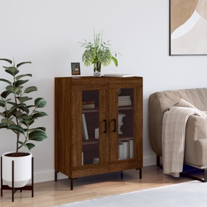 vidaXL, vidaXL Sideboard Braun Eichen-Optik 69,5x34x90 cm Holzwerkstoff