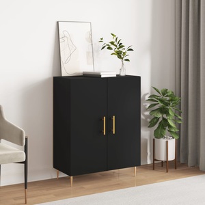 vidaXL, vidaXL Sideboard Schwarz 69,5x34x90 cm Holzwerkstoff