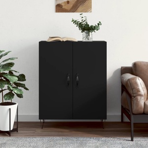 vidaXL, vidaXL Sideboard Schwarz 69,5x34x90 cm Holzwerkstoff