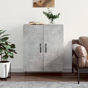 vidaXL, vidaXL Sideboard Betongrau 69,5x34x90 cm Holzwerkstoff
