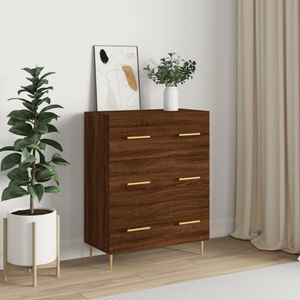 vidaXL, vidaXL Sideboard Braun Eichen-Optik 69,5x34x90 cm Holzwerkstoff, vidaXL Sideboard Braun Eichen-Optik 69,5x34x90 cm Holzwerkstoff