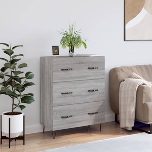 vidaXL, vidaXL Sideboard Grau Sonoma 69,5x34x90 cm Holzwerkstoff