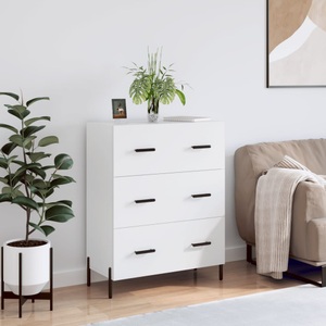 vidaXL, vidaXL Sideboard Weiß 69,5x34x90 cm Holzwerkstoff