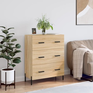 vidaXL, vidaXL Sideboard Sonoma-Eiche 69,5x34x90 cm Holzwerkstoff