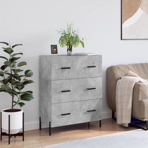 vidaXL, vidaXL Sideboard Betongrau 69,5x34x90 cm Holzwerkstoff