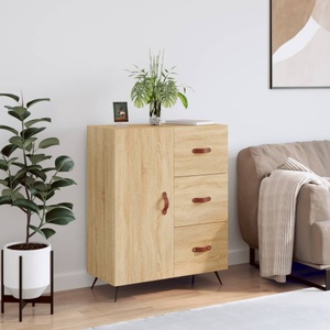 vidaXL, vidaXL Sideboard Sonoma-Eiche 69,5x34x90 cm Holzwerkstoff