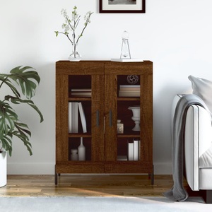 vidaXL, vidaXL Sideboard Braun Eichen-Optik 69,5x34x90 cm Holzwerkstoff